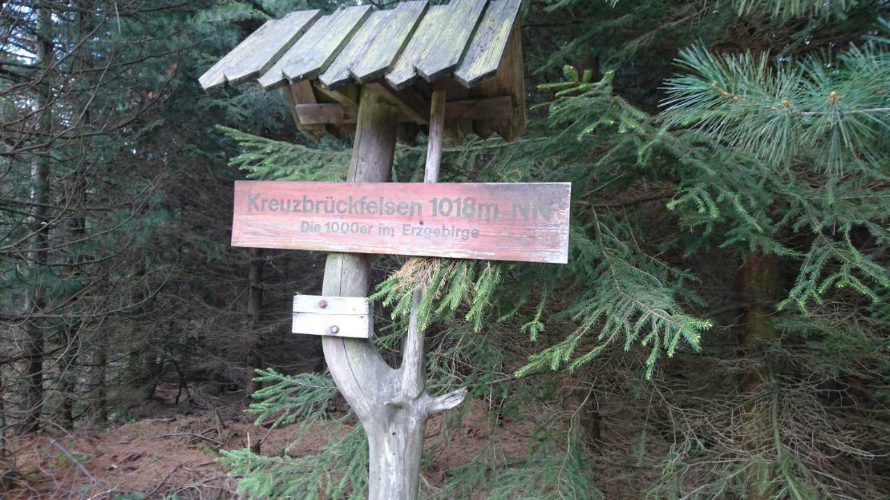 Ferienwohnung Korn Mit Tiefgarage Und Skiraum Oberwiesenthal Esterno foto